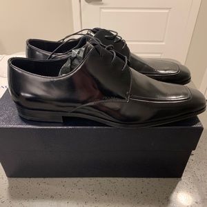 Prada Spazzolato Nero Dress Shoes size 10